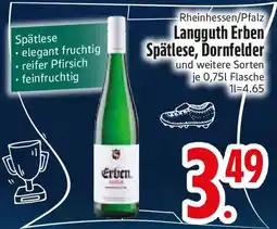 Edeka Langguth Erben Spätlese, Dornfelder Angebot