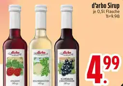 Edeka d'arbo Sirup Angebot