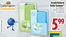 Edeka Eiswürfelform Hello Summer Angebot