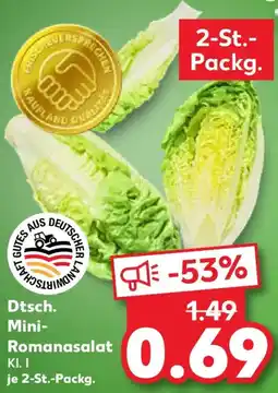 Kaufland Dtsch. Mini Romanasalat Angebot