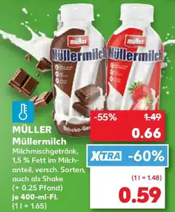 Kaufland MÜLLER Müllermilch Angebot
