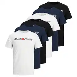 Netto Marken-Discount JJECORP LOGO TEE CREW NECK 6PK Herren T-Shirt Angebot