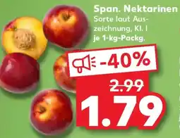 Kaufland Span. Nektarinen Angebot