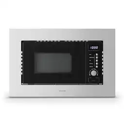 Netto Marken-Discount Verosteel Einbau-Mikrowelle mit Grill 800 W Grill 700 W Mikrowelle 60 cm Angebot