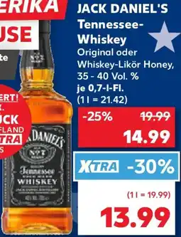 Kaufland JACK DANIEL'S Tennessee Whiskey Angebot