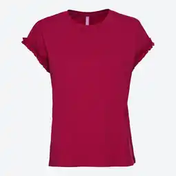 NKD Damen-T-Shirt mit Rüschen am Arm Angebot