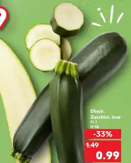 Kaufland Dtsch. Zucchini, lose Angebot
