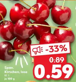 Kaufland Span. Kirschen, lose Angebot
