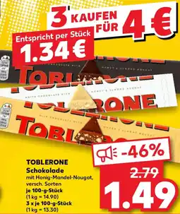 Kaufland TOBLERONE Schokolade Angebot