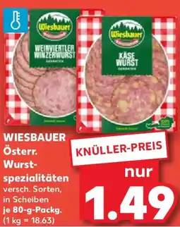 Kaufland WIESBAUER Österr. Wurstspezialitäten Angebot