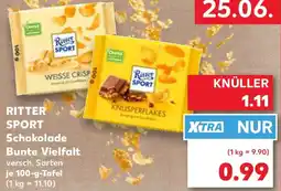 Kaufland RITTER SPORT Schokolade Bunte Vielfalt Angebot