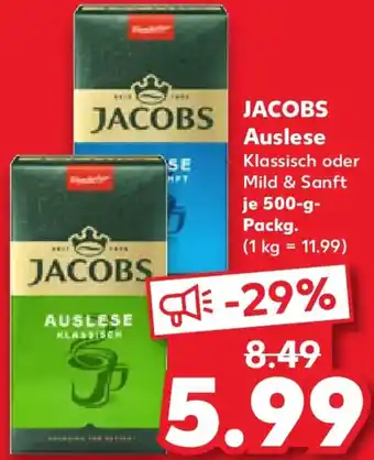 Kaufland JACOBS Auslese Angebot