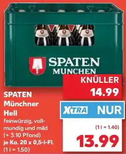 Kaufland SPATEN Münchner Hell Angebot