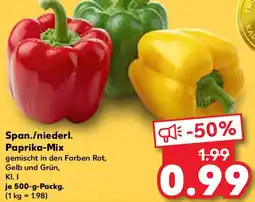 Kaufland Span./niederl. Paprika-Mix Angebot