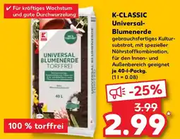 Kaufland K-CLASSIC Universal Blumenerde Angebot