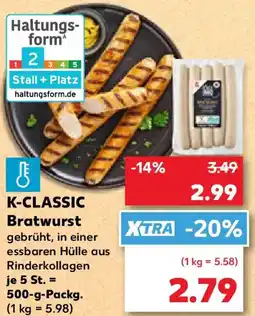 Kaufland K-CLASSIC Bratwurst Angebot