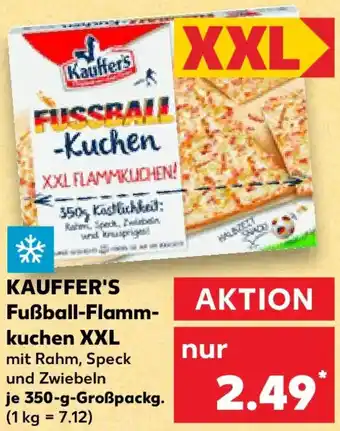Kaufland KAUFFER'S Fußball-Flammkuchen XXL Angebot