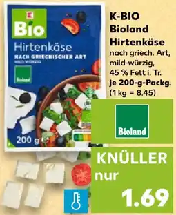 Kaufland K-BIO Bioland Hirtenkäse Angebot
