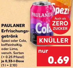Kaufland PAULANER Erfrischungsgetränk Angebot