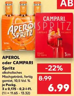 Kaufland APEROL oder CAMPARI Spritz Angebot