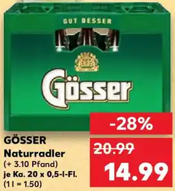 Kaufland GÖSSER Naturradler Angebot