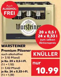 Kaufland WARSTEINER Premium Pilsener Angebot