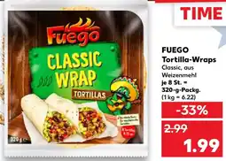 Kaufland FUEGO Tortilla-Wraps Angebot