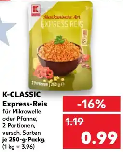 Kaufland K-CLASSIC Express-Reis Angebot