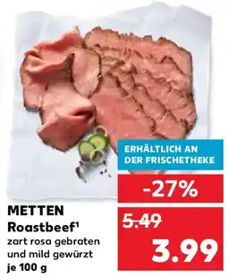 Kaufland METTEN Roastbeef Angebot