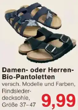 Jawoll Damen oder Herren Bio-Pantoletten Angebot
