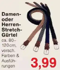 Jawoll Damen oder Herren Stretch Gürtel Angebot