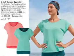 Tchibo 2-in-1 Kurzarm-Sportshirt Angebot