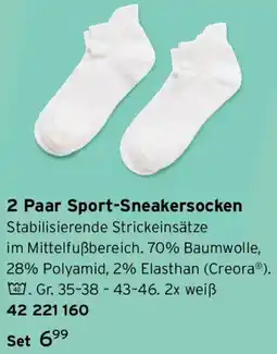 Tchibo 2 Paar Sport-Sneakersocken Angebot