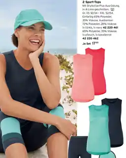 Tchibo 2 Sport-Tops Angebot