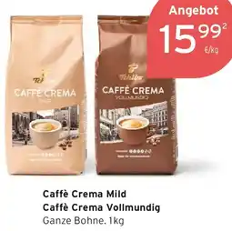 Tchibo Caffè Crema Mild oder Caffè Crema Vollmundig Angebot