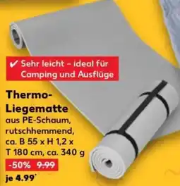 Kaufland CRIVIT Thermo Liegematte Angebot