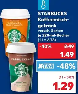 Kaufland STARBUCKS Kaffeemischgetränk Angebot