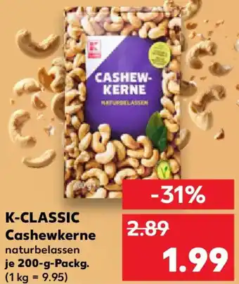 Kaufland K-CLASSIC Cashewkerne Angebot