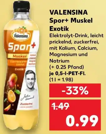 Kaufland VALENSINA Spor+ Muskel Exotik Angebot