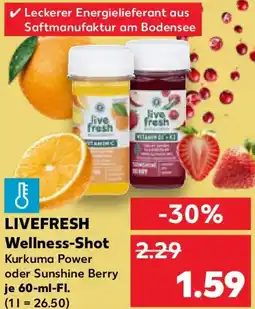 Kaufland LIVEFRESH Wellness-Shot Angebot