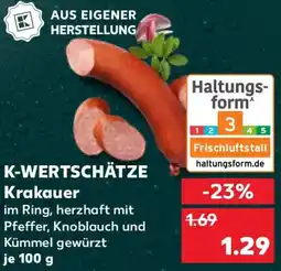 Kaufland K-WERTSCHÄTZE Krakauer Angebot