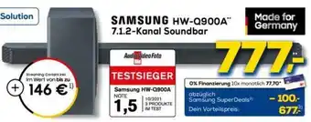 Euronics XXL Samsung HW-Q900A 7.1.2 Kanal Soundbar Angebot