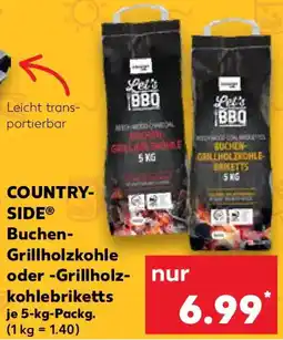 Kaufland COUNTRYSIDE Buchen Grillholzkohle oder Grillholzkohlebriketts Angebot