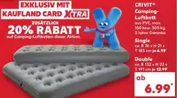 Kaufland CRIVIT Camping Luftbett Angebot