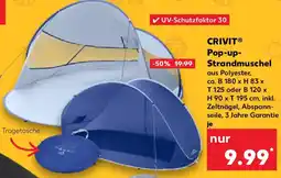 Kaufland CRIVIT Pop-up Strandmuschel Angebot