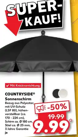 Kaufland COUNTRYSIDE Sonnenschirm Angebot
