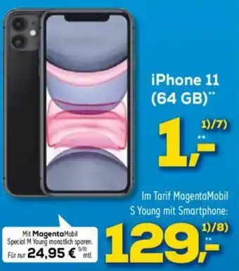 Euronics XXL iPhone 11 (64 GB) Angebot