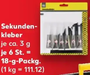 Kaufland Sekundenkleber Angebot
