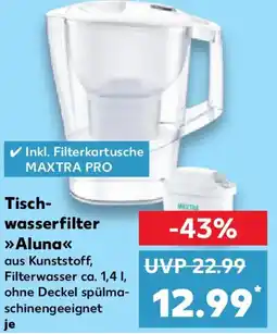 Kaufland Tischwasserfilter Aluna Angebot