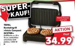 Kaufland TEFAL Kontaktgrill Inicio Compact GC270D Angebot